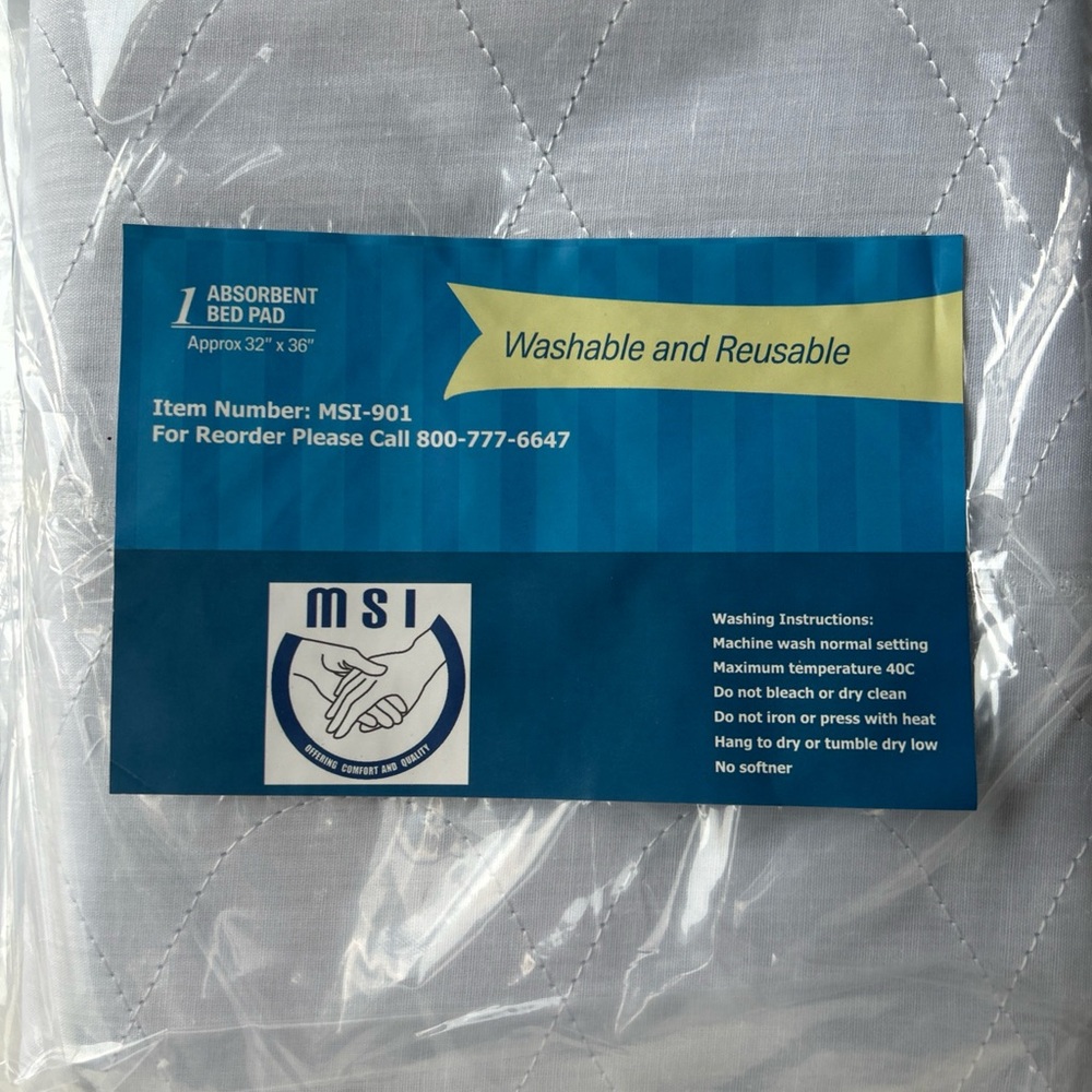 MSI Gray Washable Mattress Cover